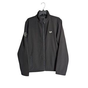 Lyft 1K Rides Softshell Jacket Men's L  Fleece Lined Black